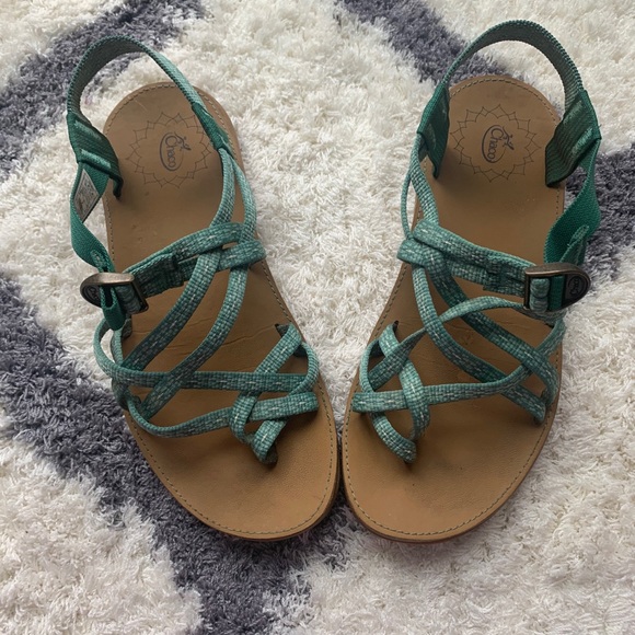 Chao Green Diana Sandals size 7